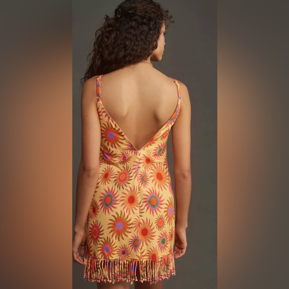 Farm Rio Slim Fringe Mini Dress - Picture 3 of 8